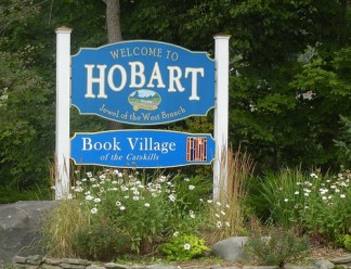 Hobart Village sign